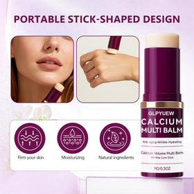 GLPYUEW Cemenrete Calcium Multi Balm ingredient spotlight with calcium and vitamin D for enhanced hydration.