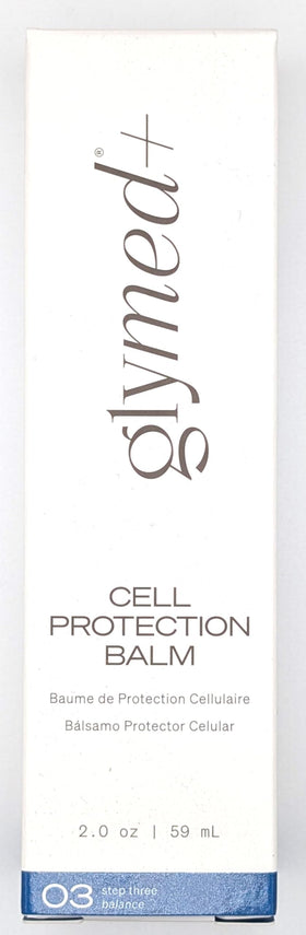 GlyMed Plus Cell Science Protection Balm jar—creamy texture for daily moisturization and barrier support.