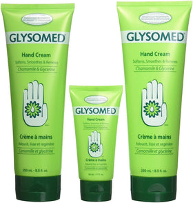 Glysomed purse-size hand cream 1.7oz for on-the-go care.