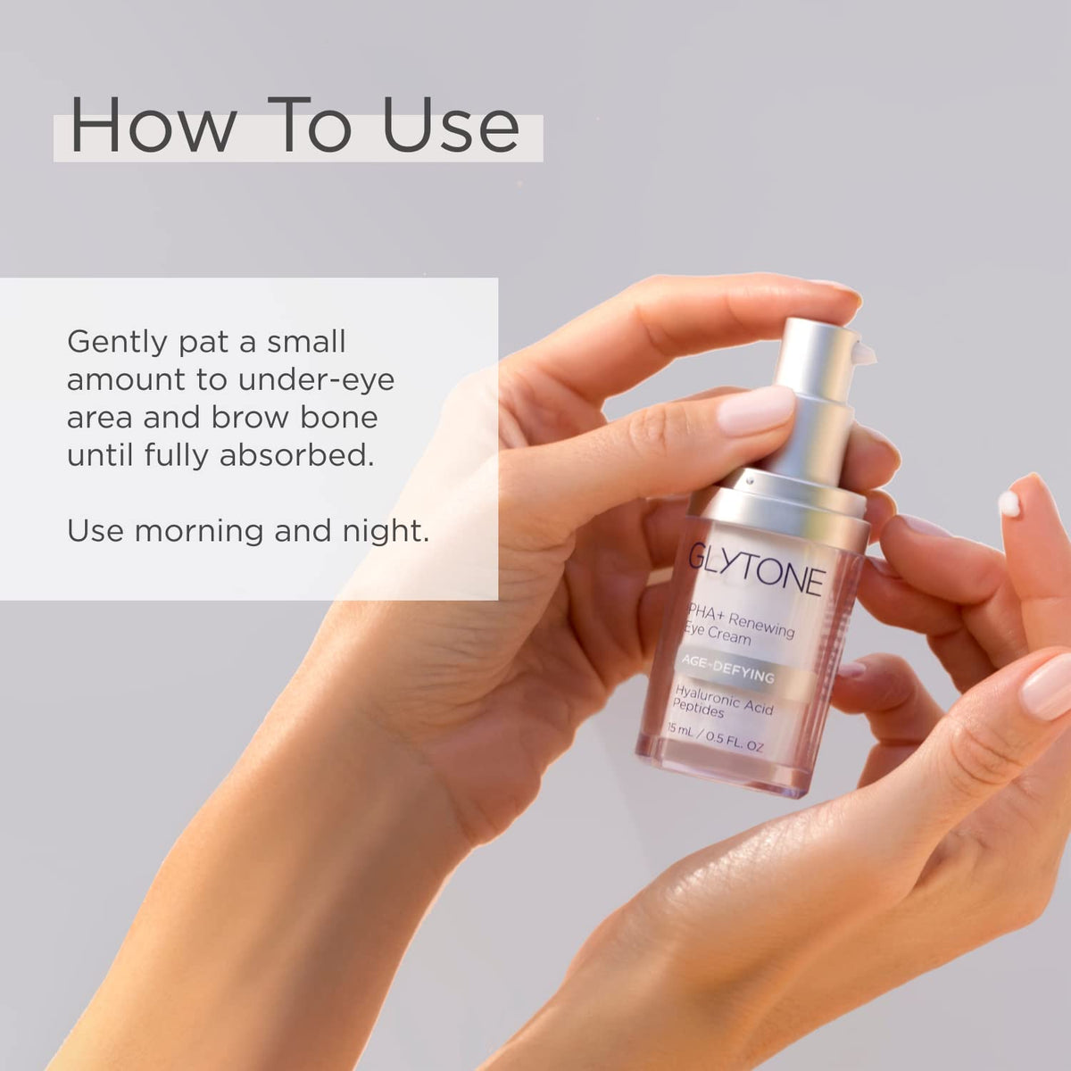Hydrating, oil-free formula absorbs quickly without clogging pores or greasiness.
