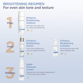 GLYTONE Enhance Brightening Solution after-use glow hints at radiant, even-toned skin