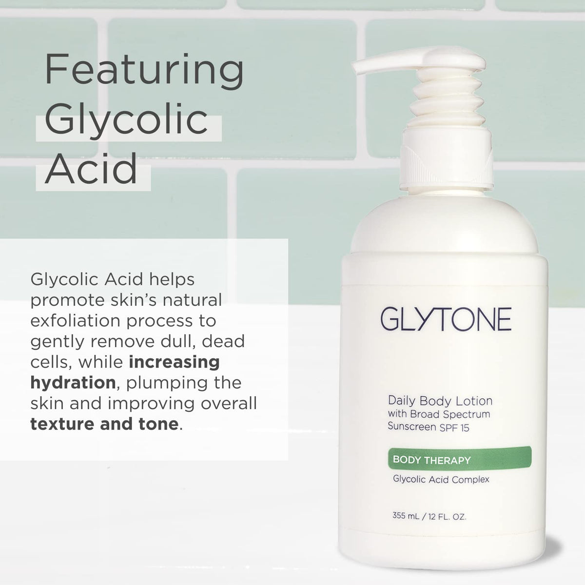 Glytone Daily Body Lotion shea butter provides deep hydration