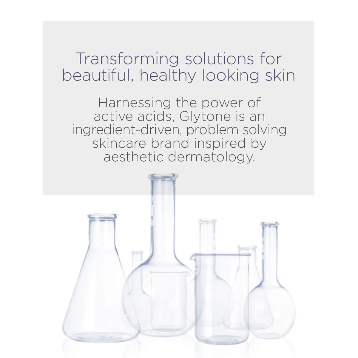 Hyaluronic acid drops next to Glytone jar, illustrating plump hydration benefits.