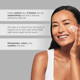 Pro-Vitamin A vial with Glytone cream nearby, suggesting nourished skin and resilience.