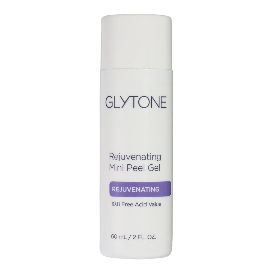 Glytone Rejuvenating Mini Peel Gel applied to skin for smoother texture