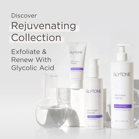 GLYTONE vegan fragrance-free badge—cleanser designed for sensitive skin.