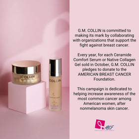 G.M. COLLIN Ceramide Comfort Serum applied on clean skin for hydrated glow
