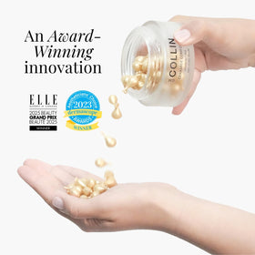 G.M. COLLIN Ceramide Comfort Serum packaging box shown as premium routine essential