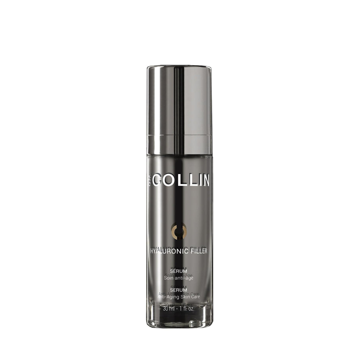 G.M. COLLIN Hyaluronic Filler Serum bottle for easy hydration and smoother skin.