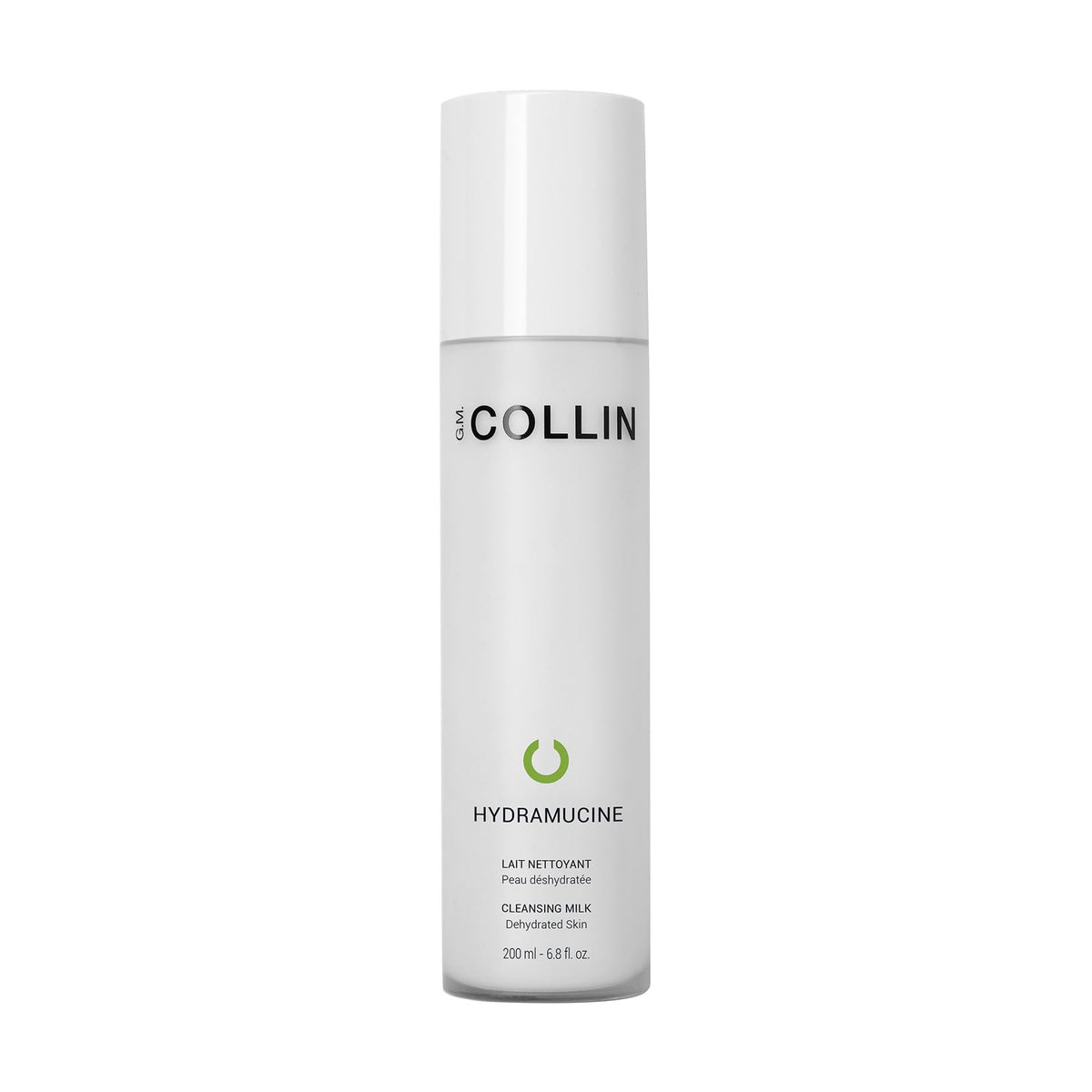 G.M. COLLIN Hydramucine cleansing milk bottle pour for gentle cleansing and hydration