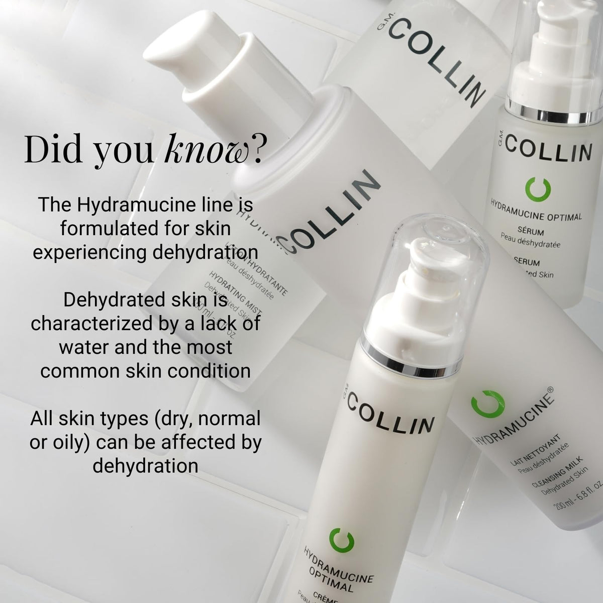 Hydramucine Optimal Cream ingredient close-up with sodium hyaluronate and botanicals