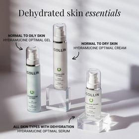 G.M. COLLIN Hydramucine Optimal Serum packaging conveys luxury skincare experience.