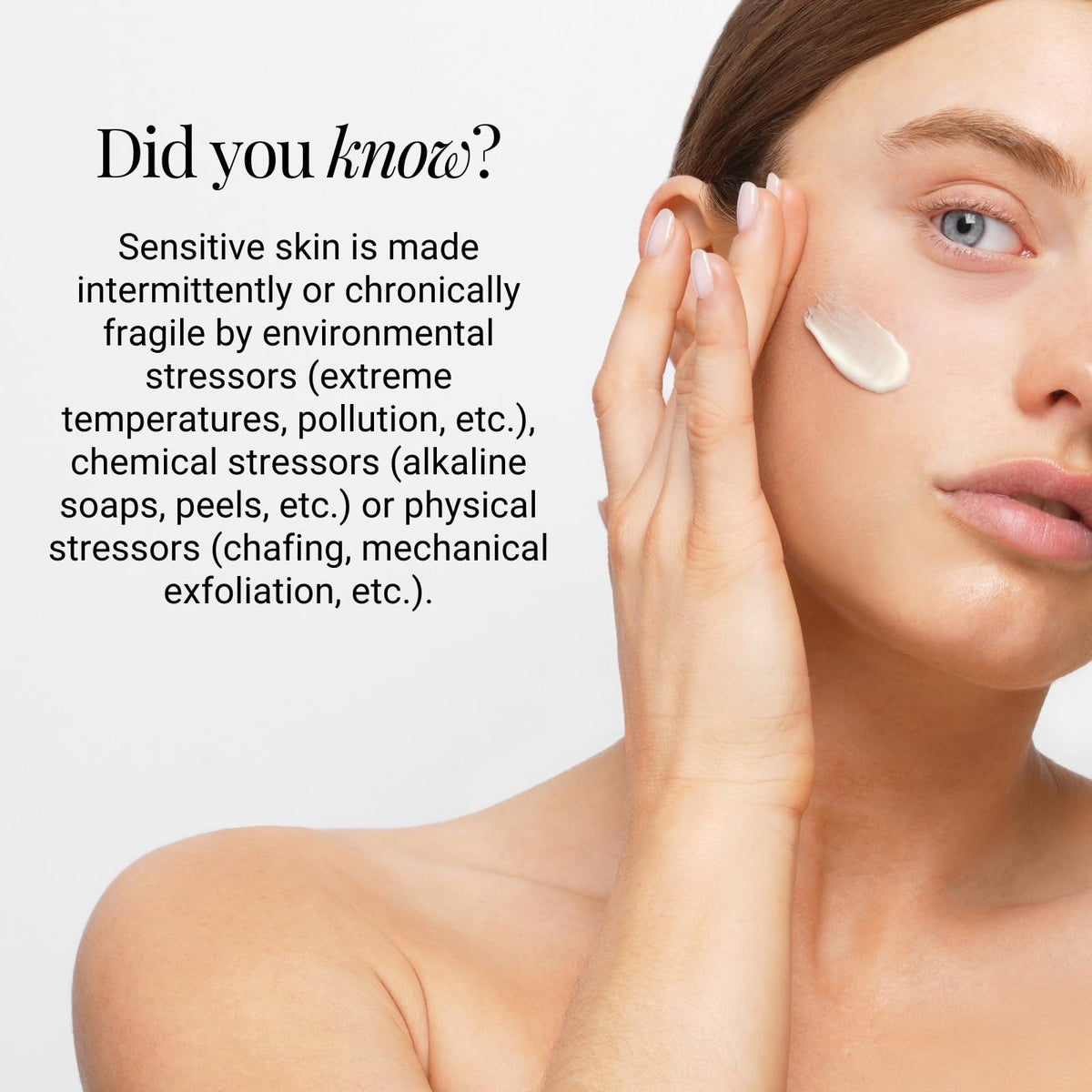 G.M. COLLIN Sensiderm Cleansing Milk aloe vera detail offers calming hydration for sensitive skin