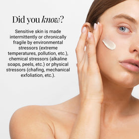 G.M. COLLIN Sensiderm Cleansing Milk aloe vera detail offers calming hydration for sensitive skin