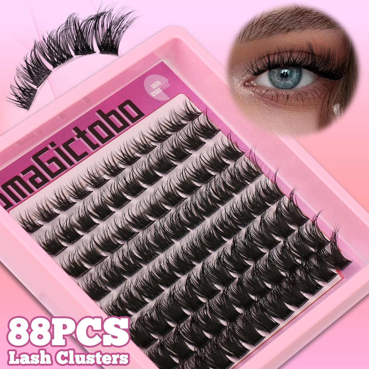Gmagictobo 10–18mm lengths enable versatile eye makeup looks.