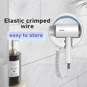 GMDQ wall-mounted dryer saves counter space in busy hotel bathrooms.