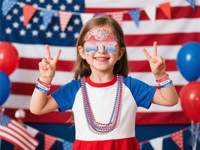 Go Ho patriotic party setup photo inspires festive accessorizing
