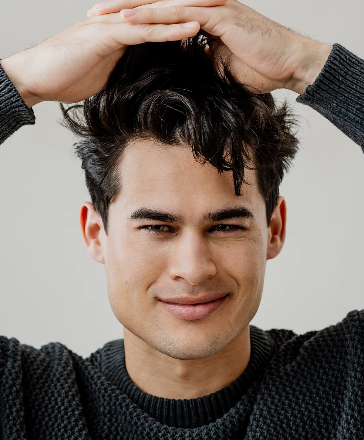 GO247 Daily Shampoo after-use, hair feels refreshed