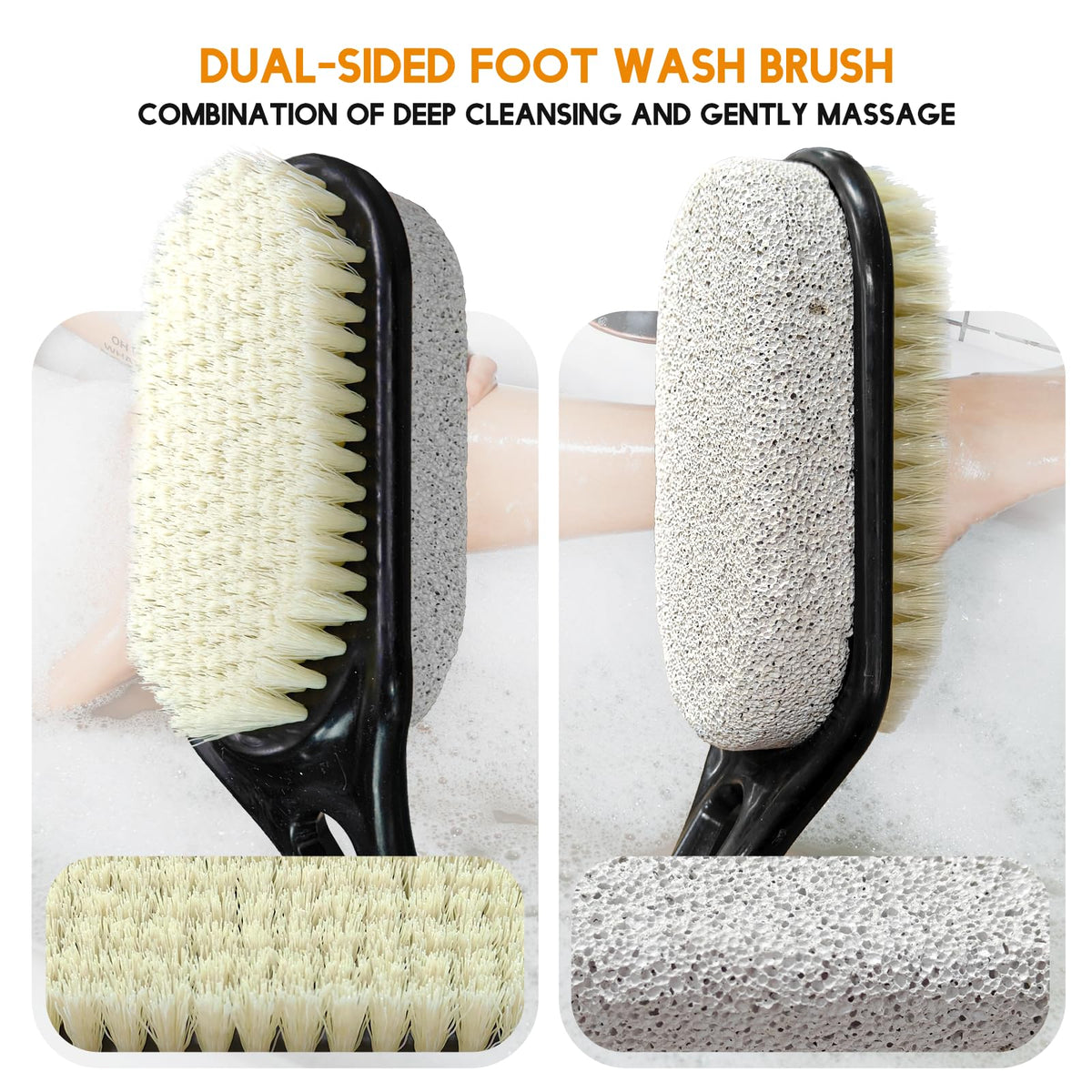 Gobiteli Foot Scrubber hanging design keeps it within easy reach.