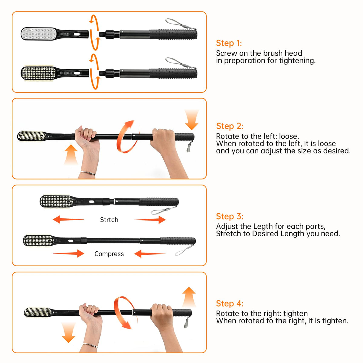 Gobiteli travel-length design stays compact for on-the-go foot care.