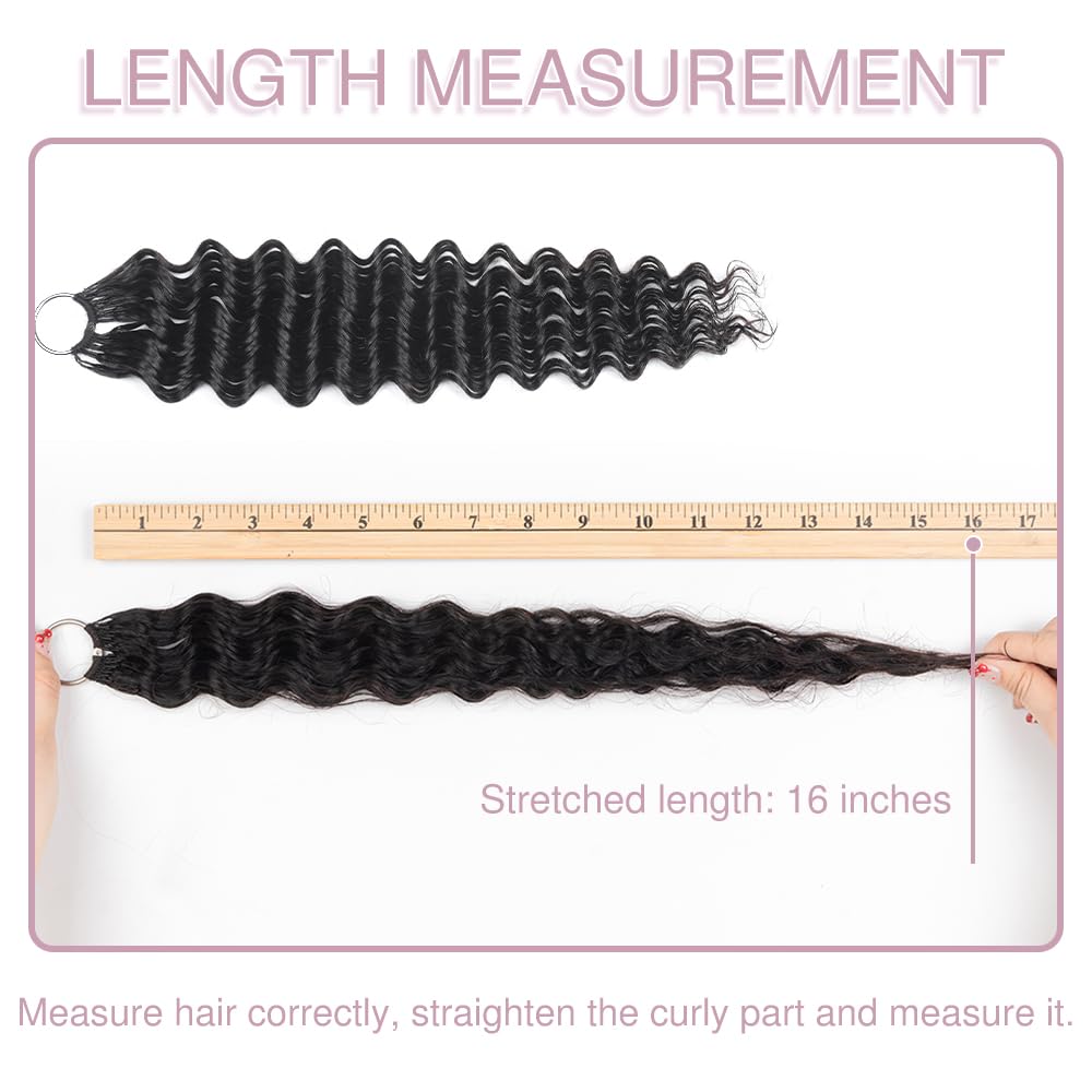 Goday natural black color blends seamlessly with your own hair.