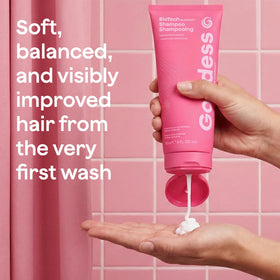 Application scene of Biotech Restorative Shampoo during shower
