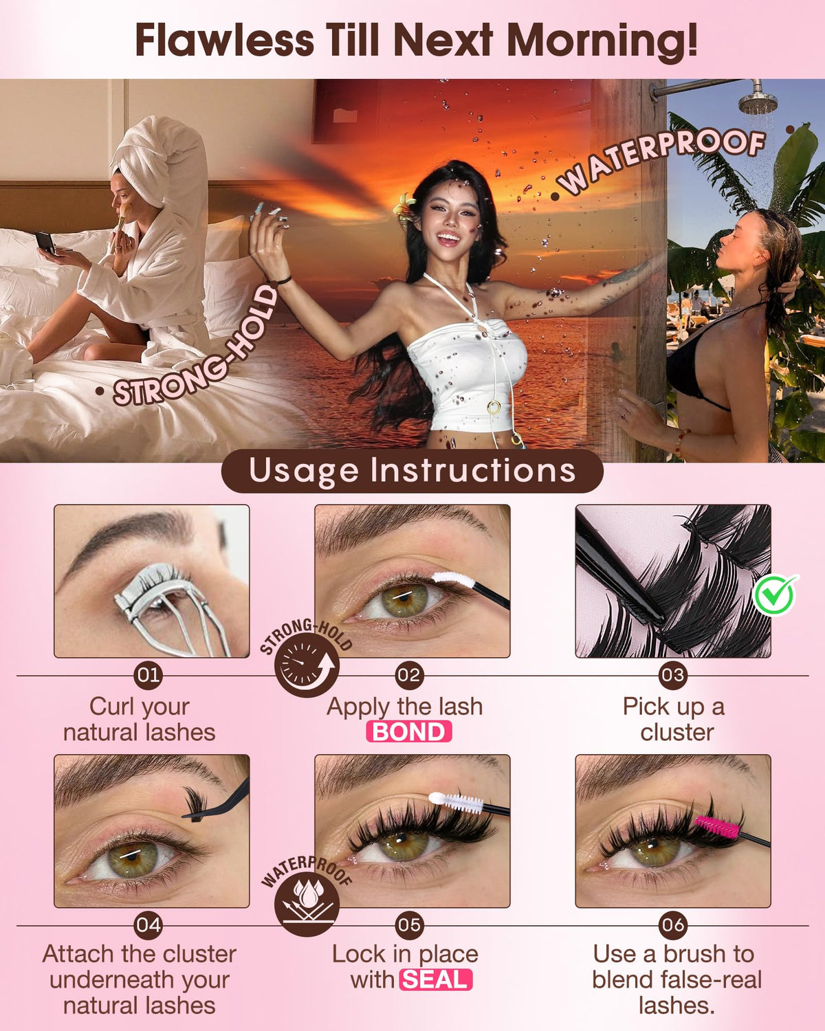 Goddvenus 300+ clusters in 10-20mm offer versatile styling options.