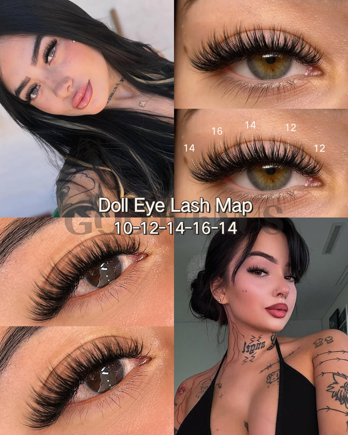 Goddvenus soft-band lashes for comfortable all-day wear.