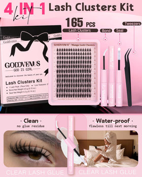 Goddvenus soft plush lashes with no plastic feel for comfortable wear