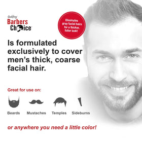 Godefroy Barbers Choice at-home dye application.