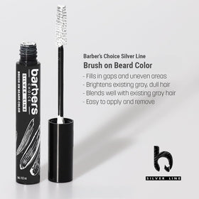 Godefroy Barbers Choice Silver Line travel-size bottle for on-the-go touch-ups