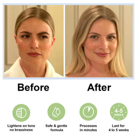 Godefroy eyebrow lightening cream kit instructions showcase safe, simple at-home use.