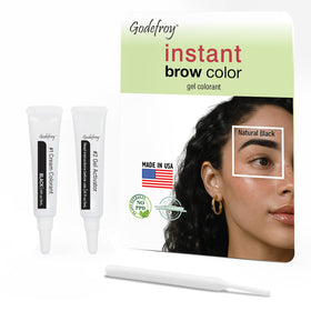 Godefroy brow color kit front view for quick, salon-like results at home
