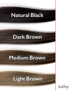Godefroy light brown kit showing six-week temporary color option