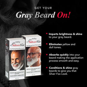 Godefroy Silver Fox barbershop shot implies professional-looking results at home.