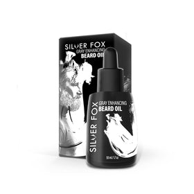 Godefroy Silver Fox back label with ingredients and usage tips