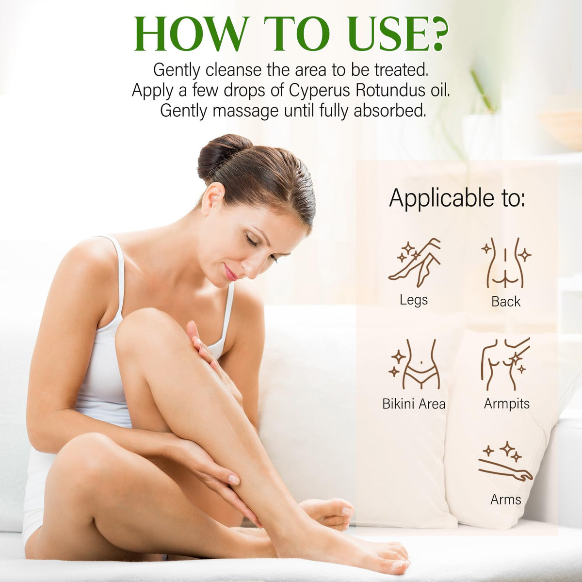GOGIFTGO Cyperus Oil safe for all skin types, including sensitive skin.