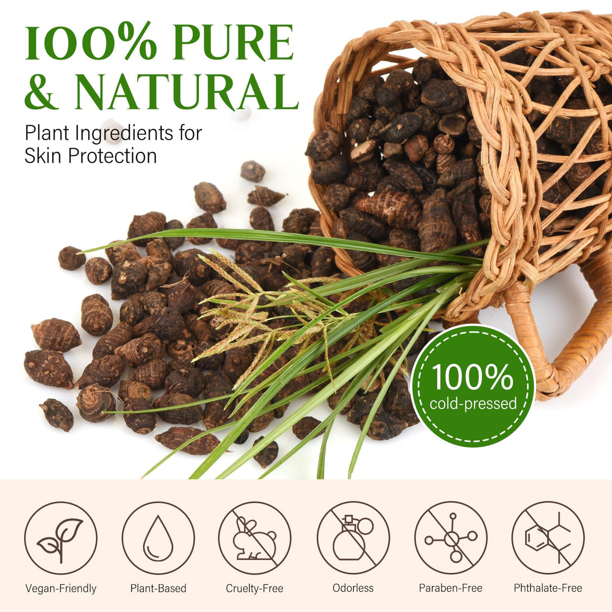 GOGIFTGO Cyperus Oil for body skin, suitable for all areas.