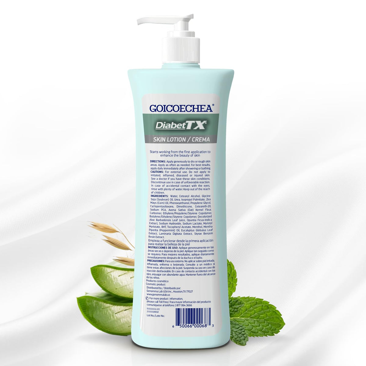 Three-pack Goicoechea Diabet TX boxes for convenient daily moisturization
