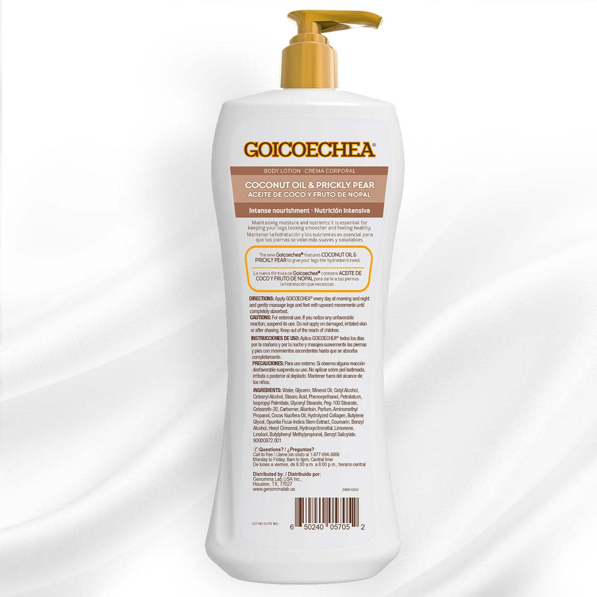 Goicoechea skin-firming formula; supports elasticity