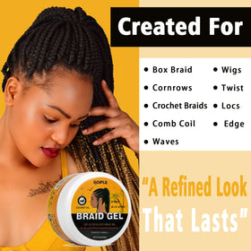 Goiple alligator braiding clips hold hair securely without dents.