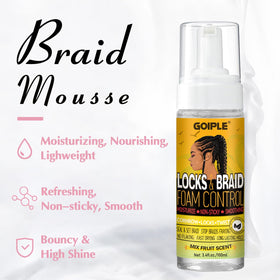 Goiple Braid Gel Extreme Hold bottle defines braids with moisture retention.