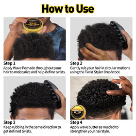 Goiple styling tool for dreadlocks, fades, and long coils