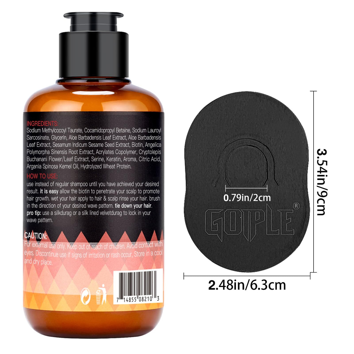 Goiple duo kit ready for daily washing and wave grooming