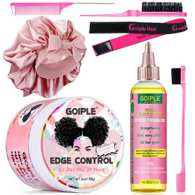 Goiple edge-control-wax jar demonstrates strong hold for precise styling without flaking