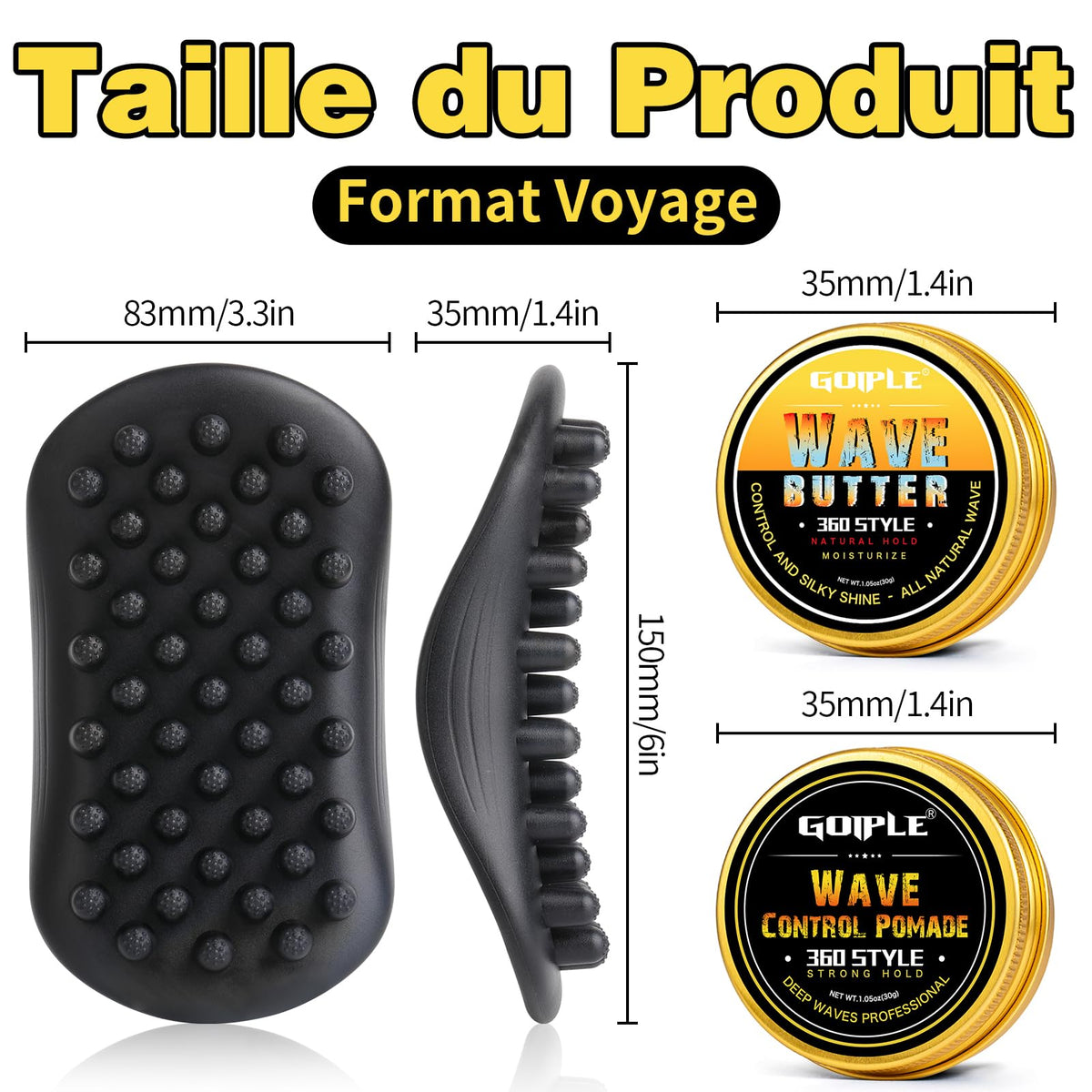 Goiple ergonomic twist styler grip for comfortable styling