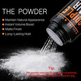 Goiple Hair Styling Powder for Men creates buildable texture with a matte finish