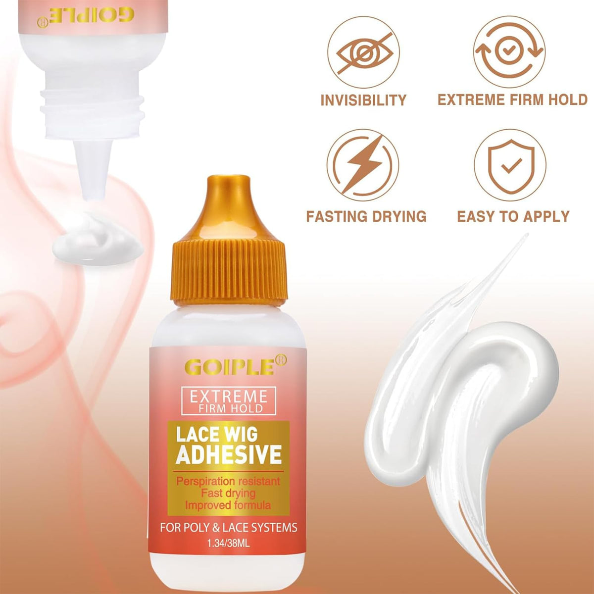 Goiple hair wax stick smooths and adds subtle shine