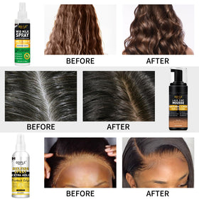 Goiple hair wax stick highlighting edge shaping and frizz control