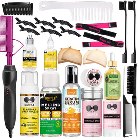 Goiple hot comb set heating quickly for fast styling